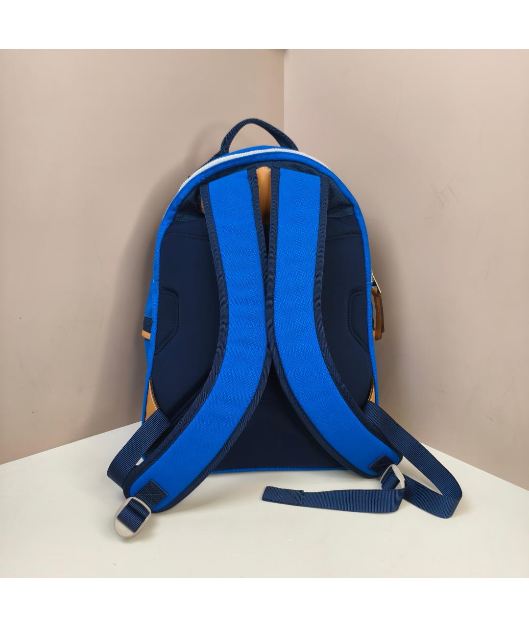 LOEWE Синий тканевый рюкзак, фото 8