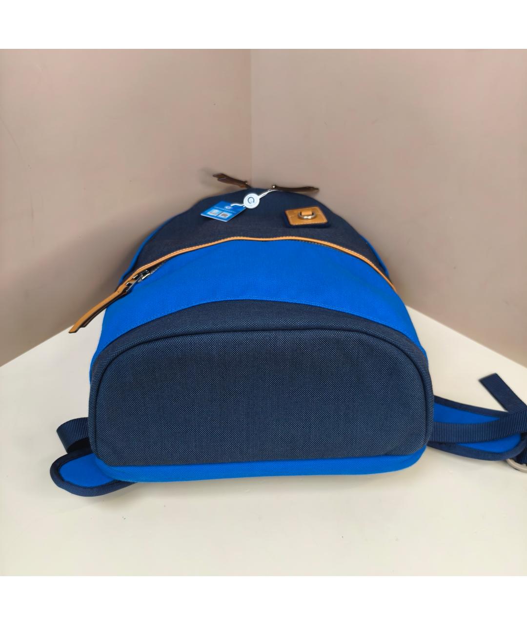 LOEWE Синий тканевый рюкзак, фото 9