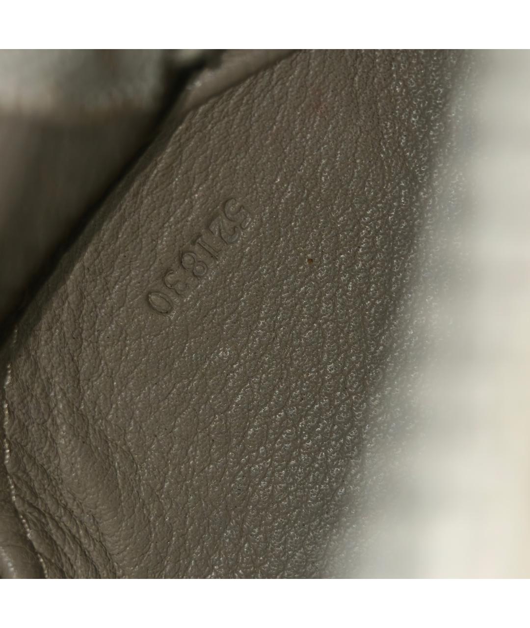 LOEWE Белая кожаная сумка через плечо, фото 3