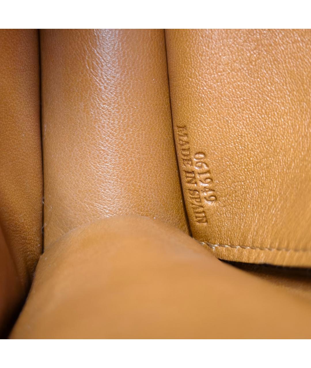 LOEWE Коричневая кожаная сумка через плечо, фото 4