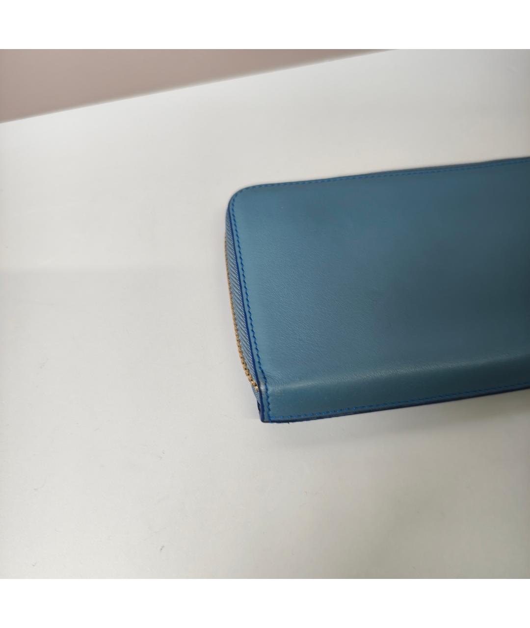LOEWE Синий кожаный кардхолдер, фото 5