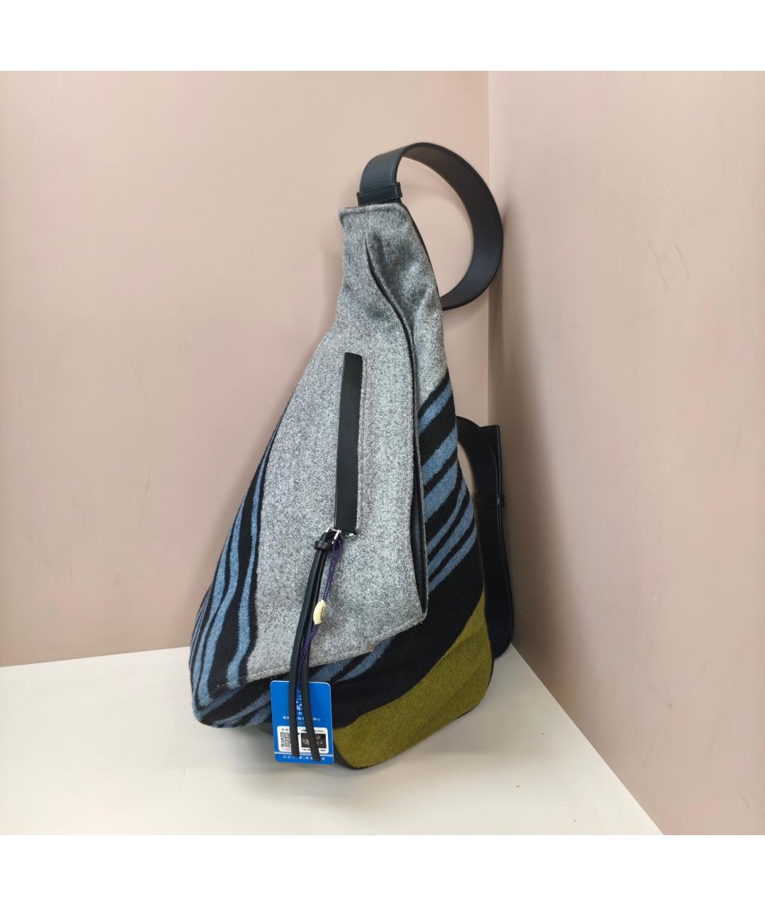 LOEWE Серая сумка через плечо, фото 6