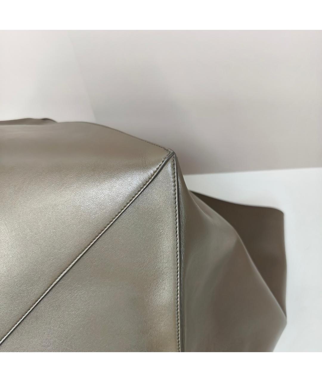 LOEWE Коричневая кожаная сумка тоут, фото 6