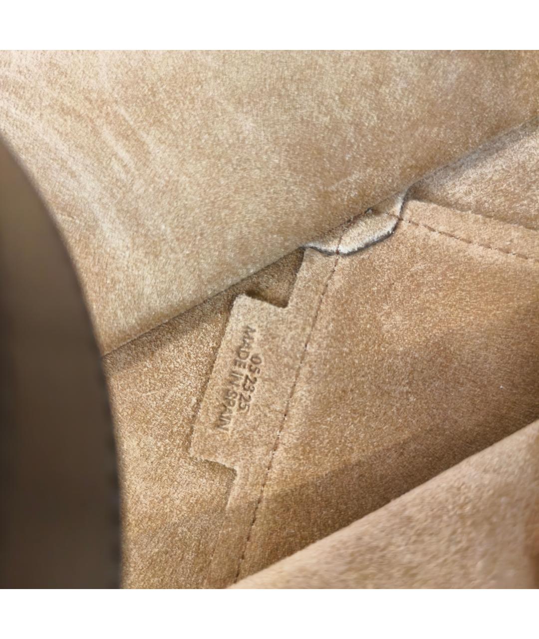 LOEWE Коричневая кожаная сумка тоут, фото 3