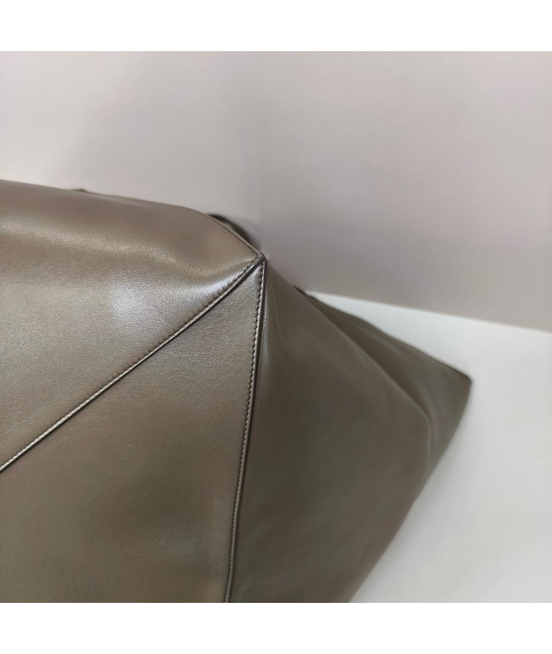 LOEWE Коричневая кожаная сумка тоут, фото 8