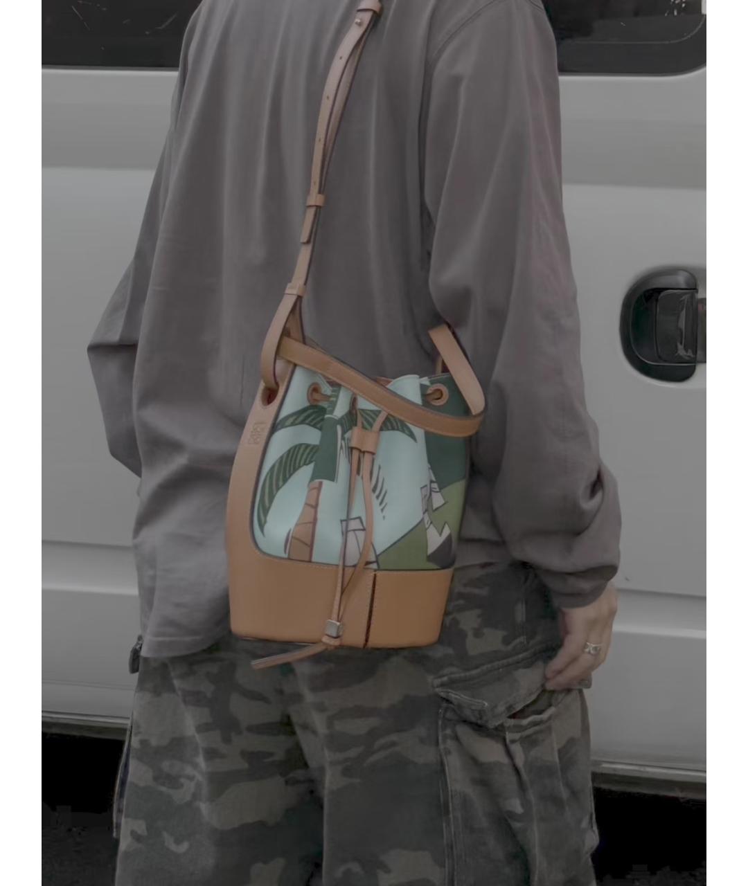 LOEWE Мульти кожаная сумка через плечо, фото 9