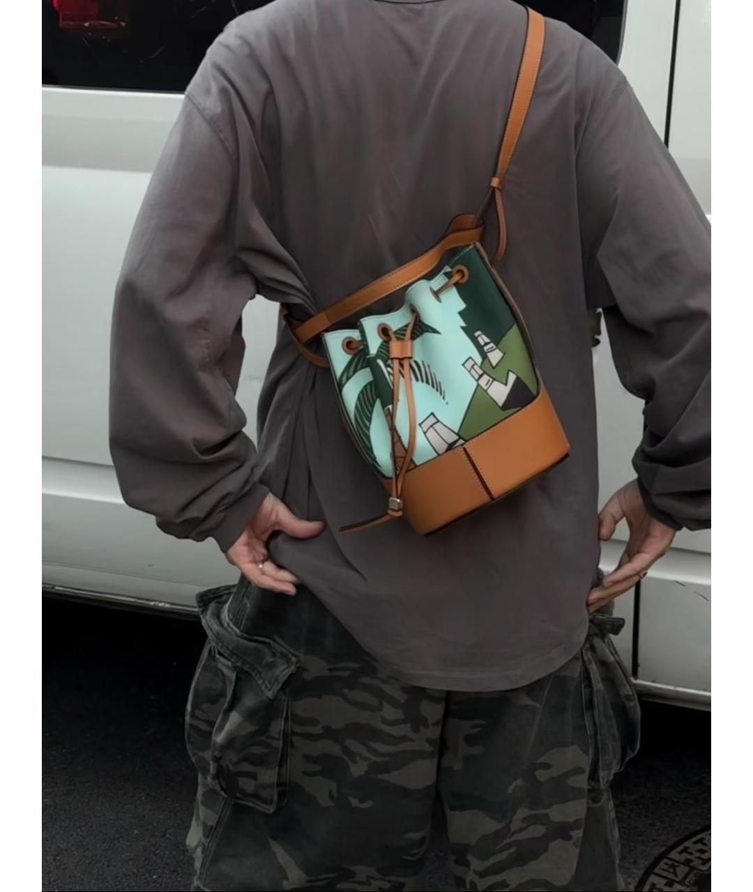 LOEWE Мульти кожаная сумка через плечо, фото 8