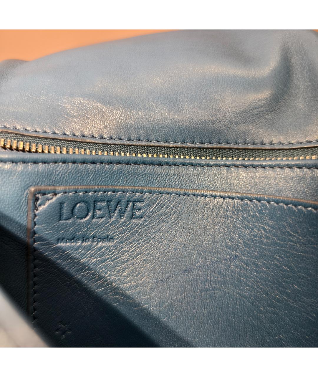 LOEWE Синяя сумка через плечо, фото 9