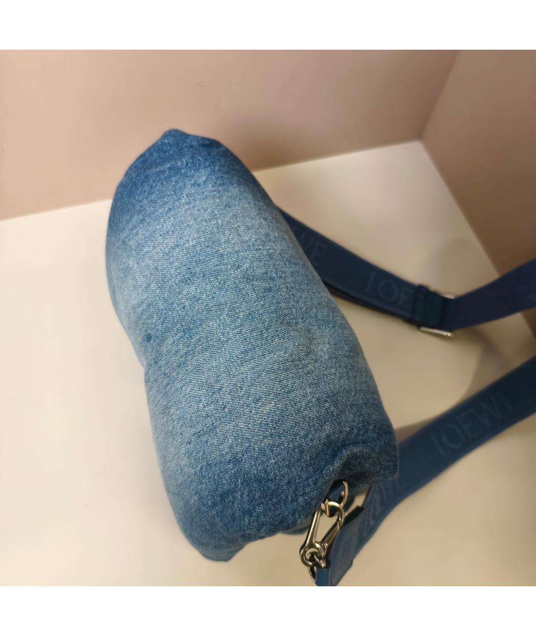LOEWE Синяя сумка через плечо, фото 4