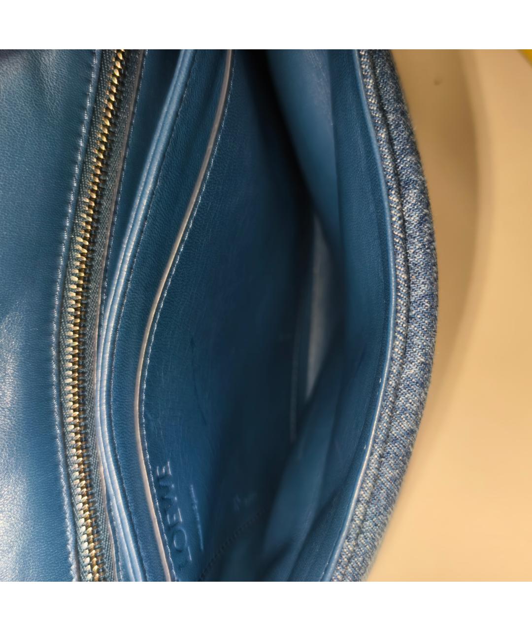 LOEWE Синяя сумка через плечо, фото 8