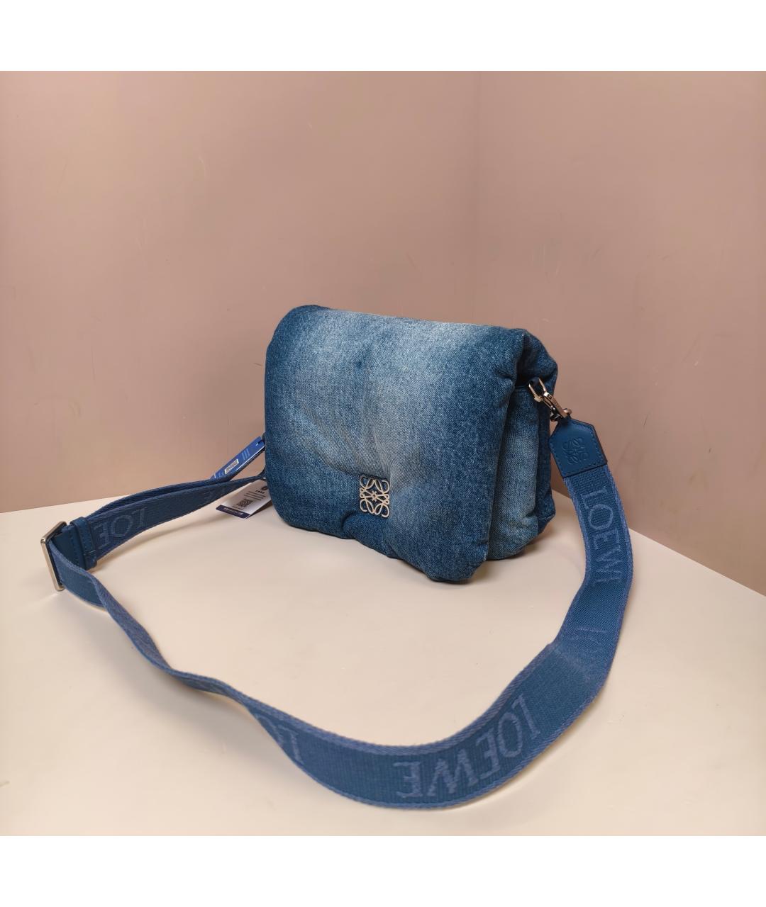 LOEWE Синяя сумка через плечо, фото 10