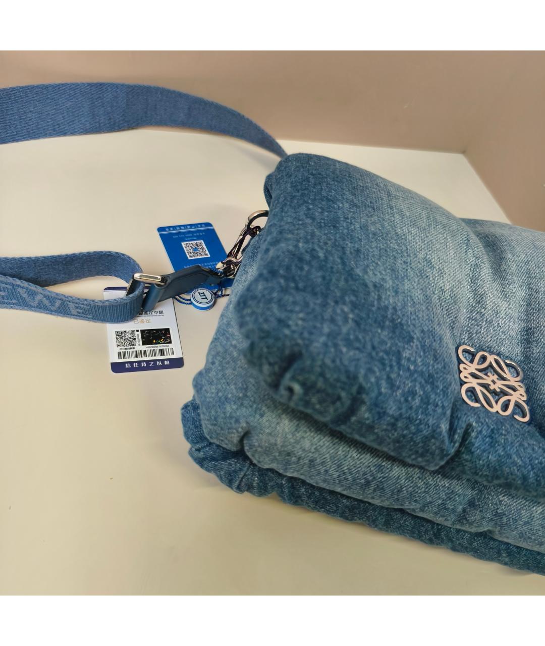 LOEWE Синяя сумка через плечо, фото 6