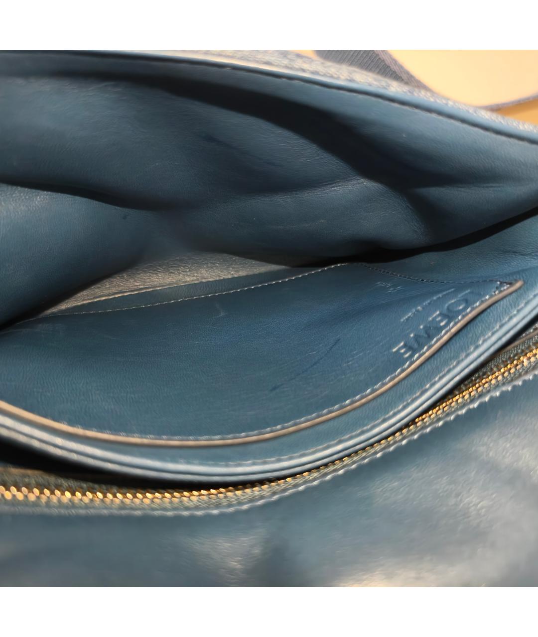 LOEWE Синяя сумка через плечо, фото 3