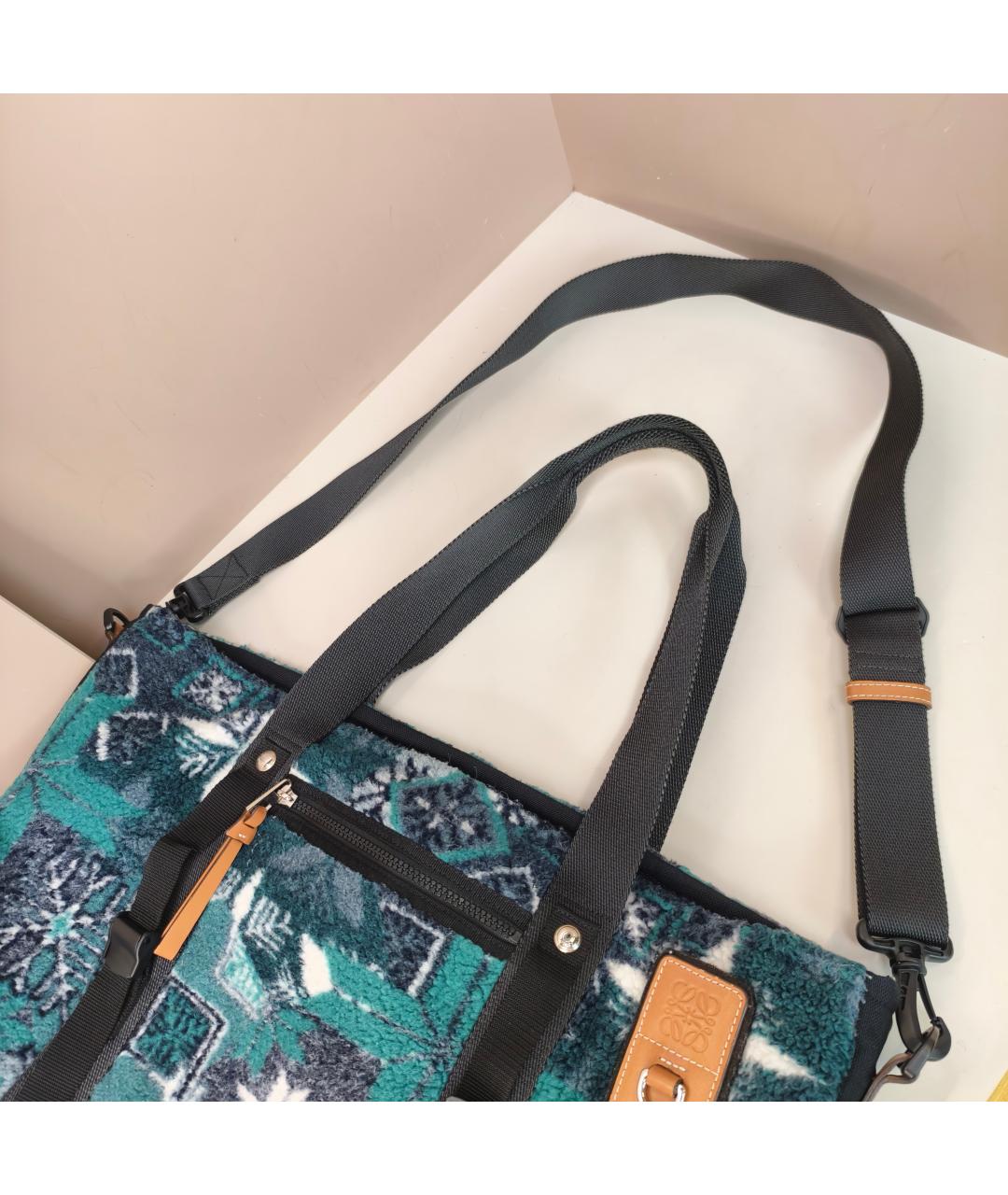 LOEWE Зеленая сумка через плечо, фото 3