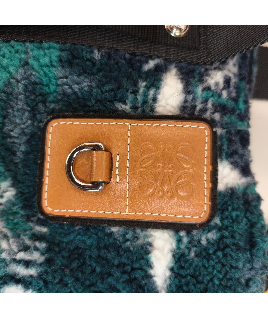 LOEWE Зеленая сумка через плечо, фото 4