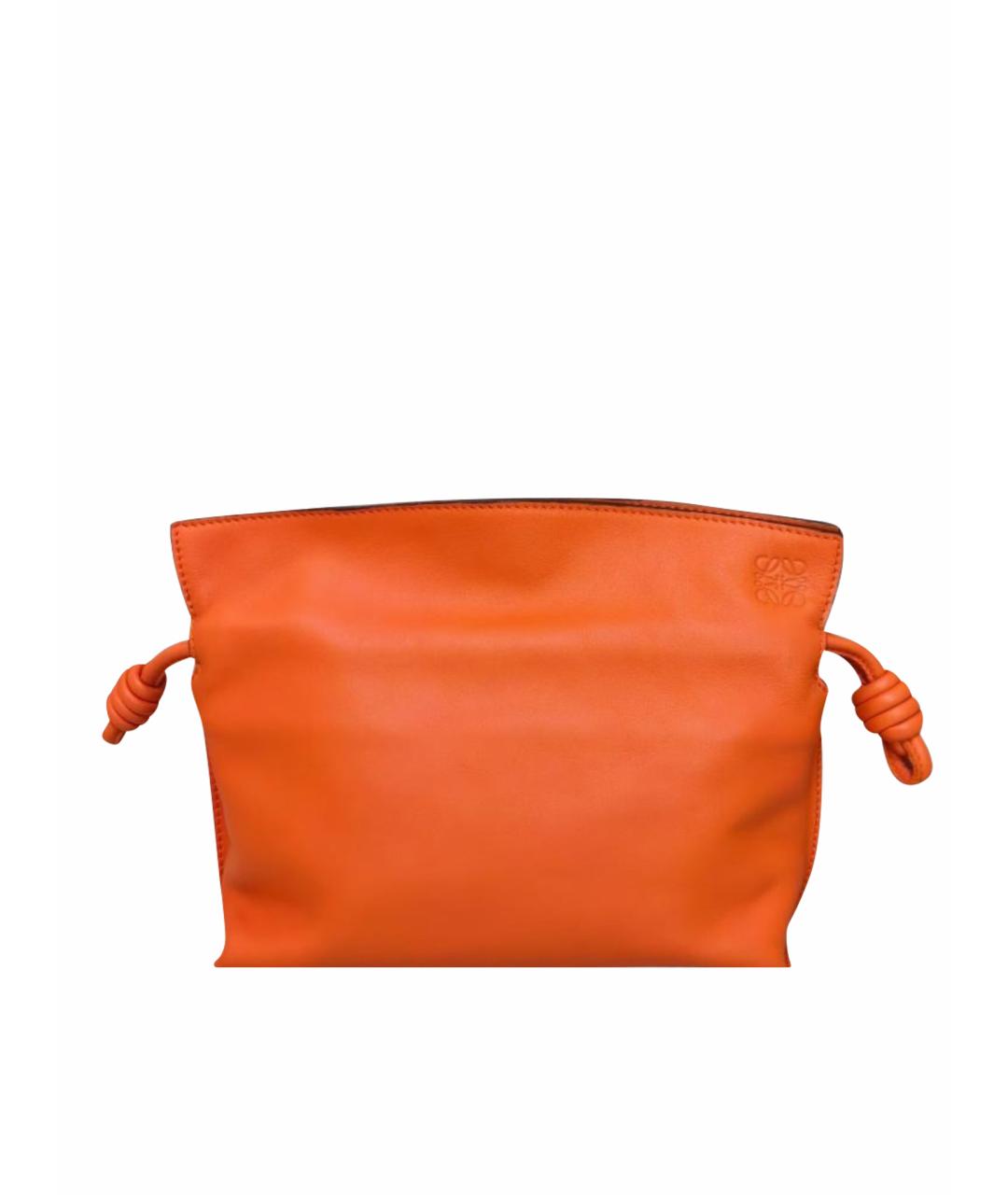 LOEWE Оранжевая кожаная сумка через плечо, фото 1