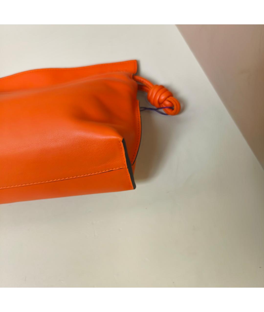 LOEWE Оранжевая кожаная сумка через плечо, фото 2
