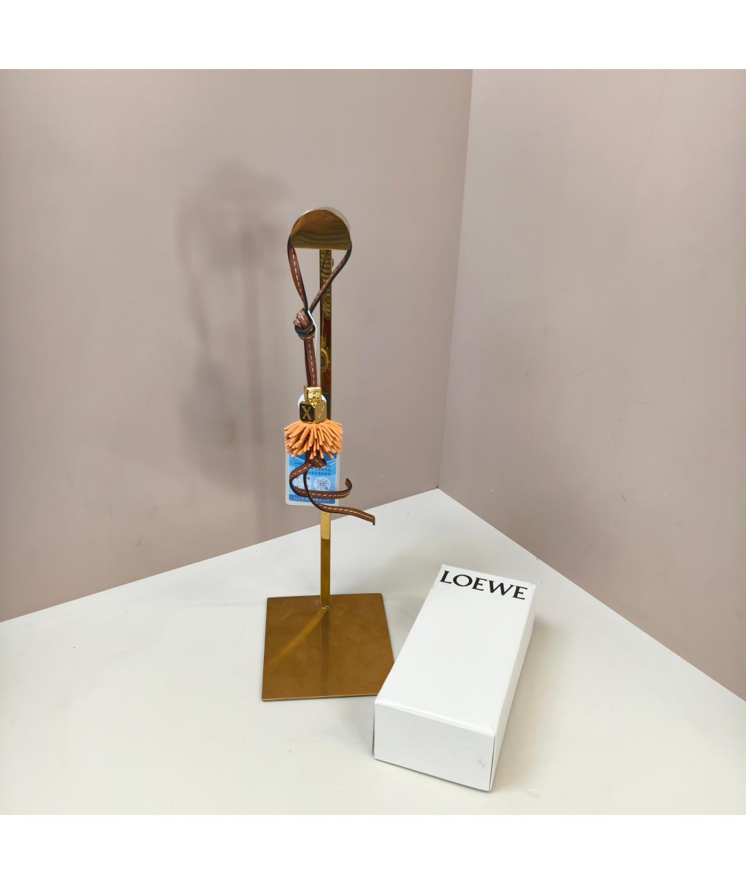 LOEWE Оранжевая кожаная подвеска, фото 6