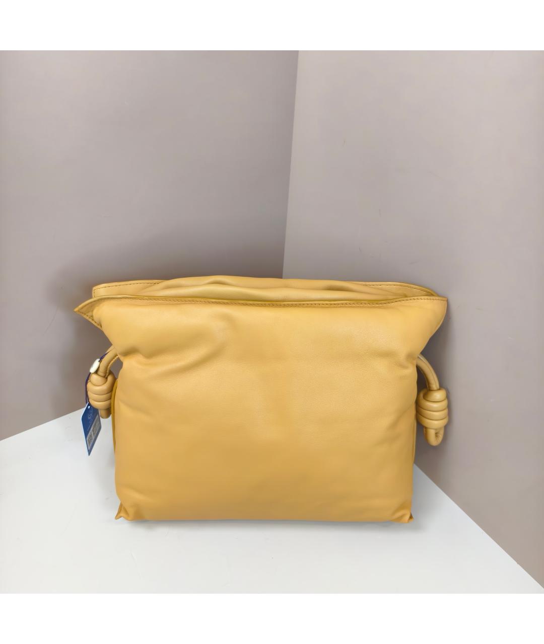 LOEWE Бежевая замшевая сумка через плечо, фото 4