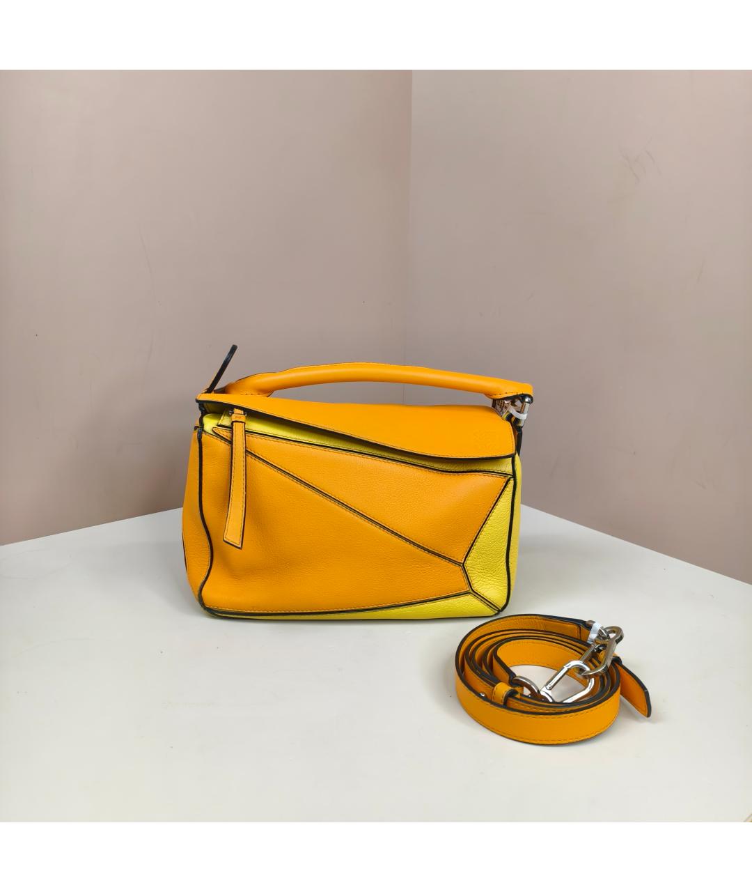 LOEWE Мульти кожаная сумка с короткими ручками, фото 10