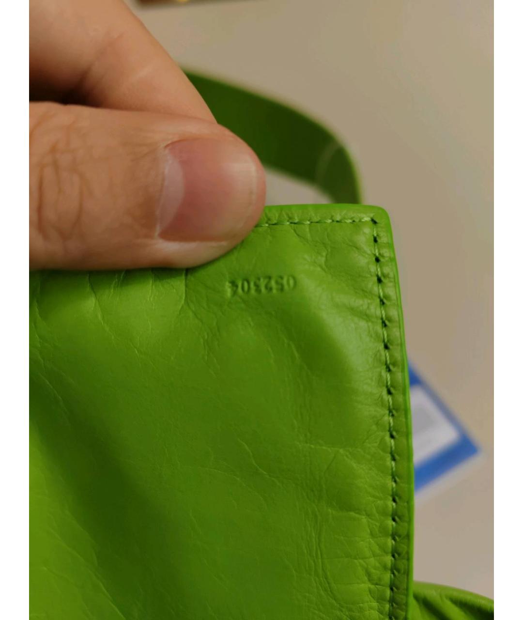 LOEWE Салатовая сумка через плечо, фото 3