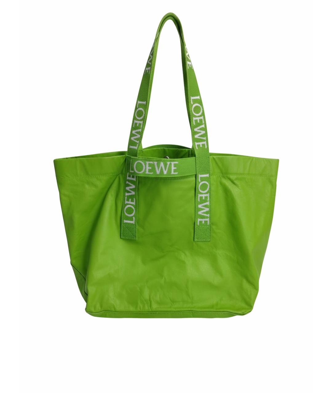 LOEWE Салатовая сумка через плечо, фото 1