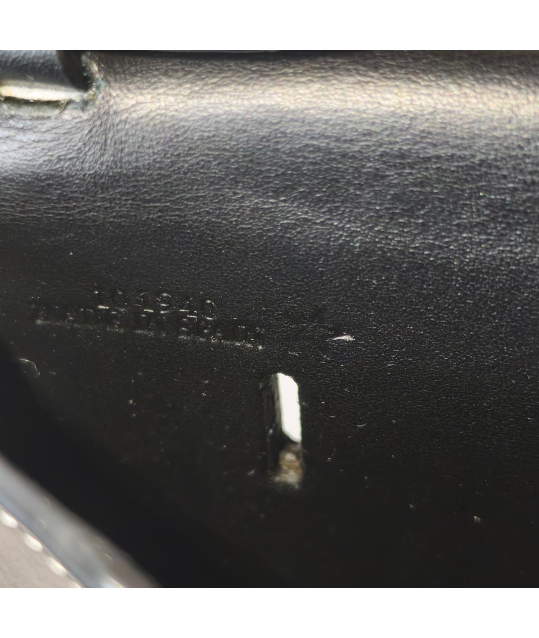 LOEWE Темно-синяя кожаная сумка через плечо, фото 2