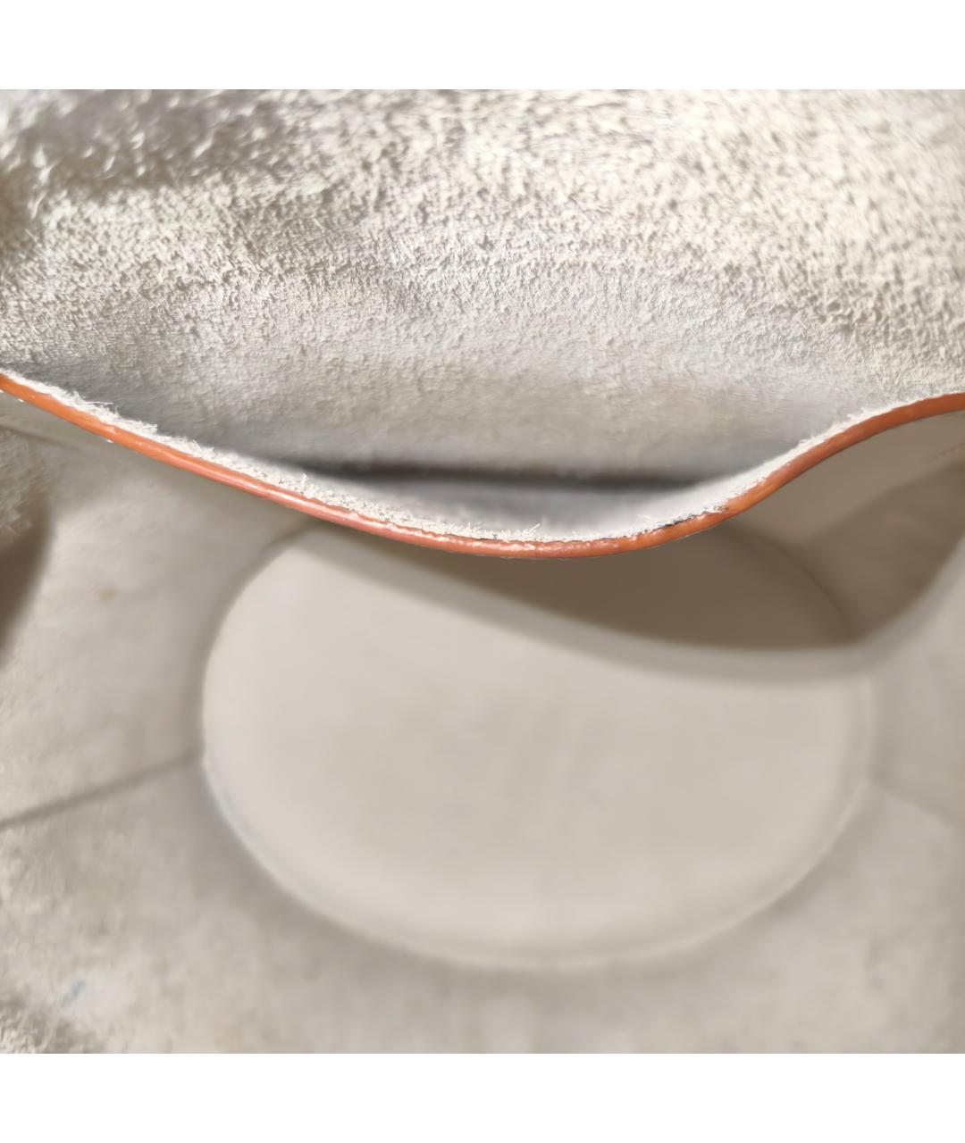 LOEWE Белая кожаная сумка через плечо, фото 7