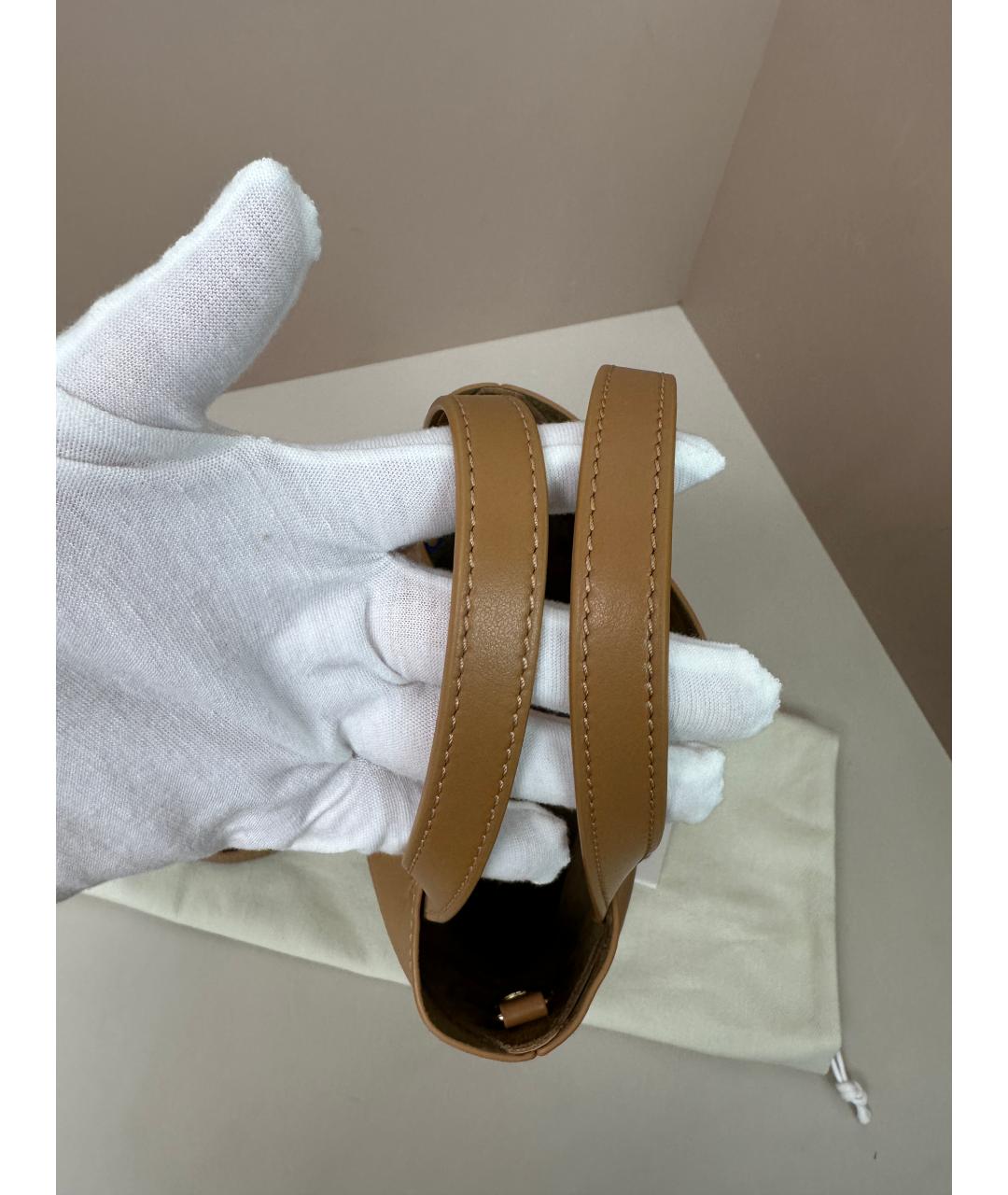 LOEWE Коричневая кожаная сумка через плечо, фото 8