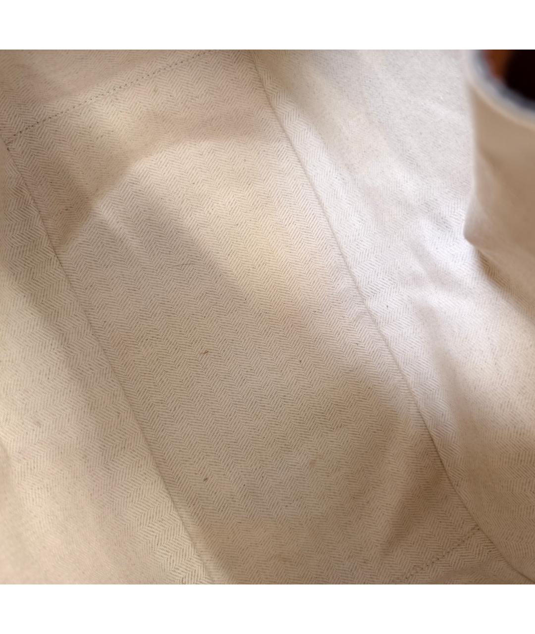 LOEWE Бежевая кожаная сумка через плечо, фото 9