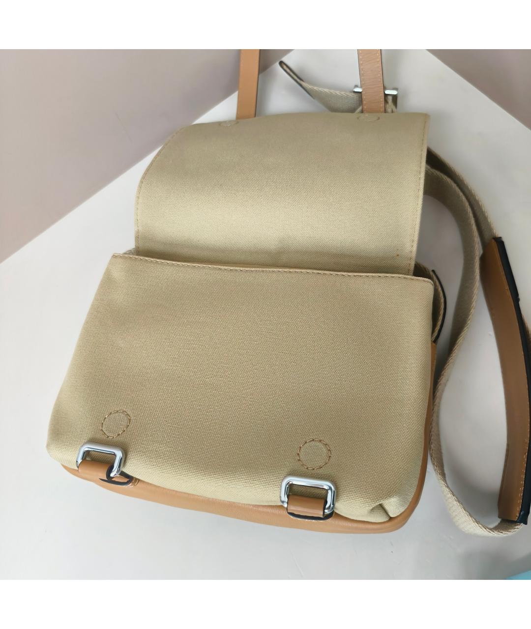LOEWE Бежевая сумка через плечо, фото 5