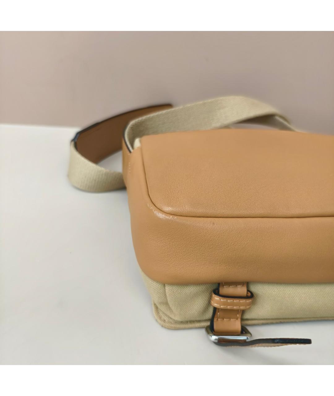 LOEWE Бежевая сумка через плечо, фото 2