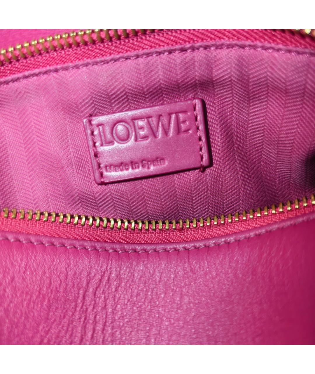 LOEWE Розовая кожаная сумка через плечо, фото 2