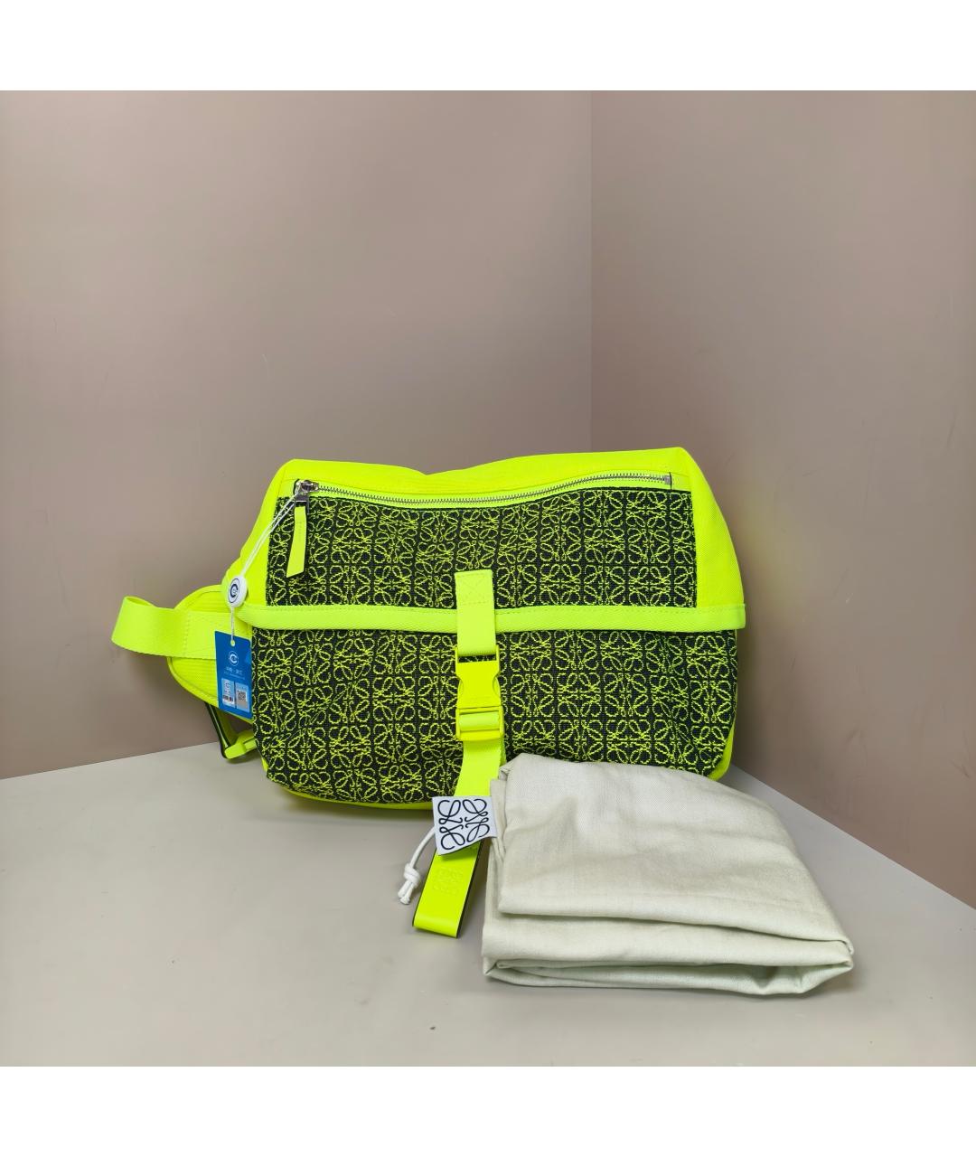 LOEWE Салатовая сумка через плечо, фото 4