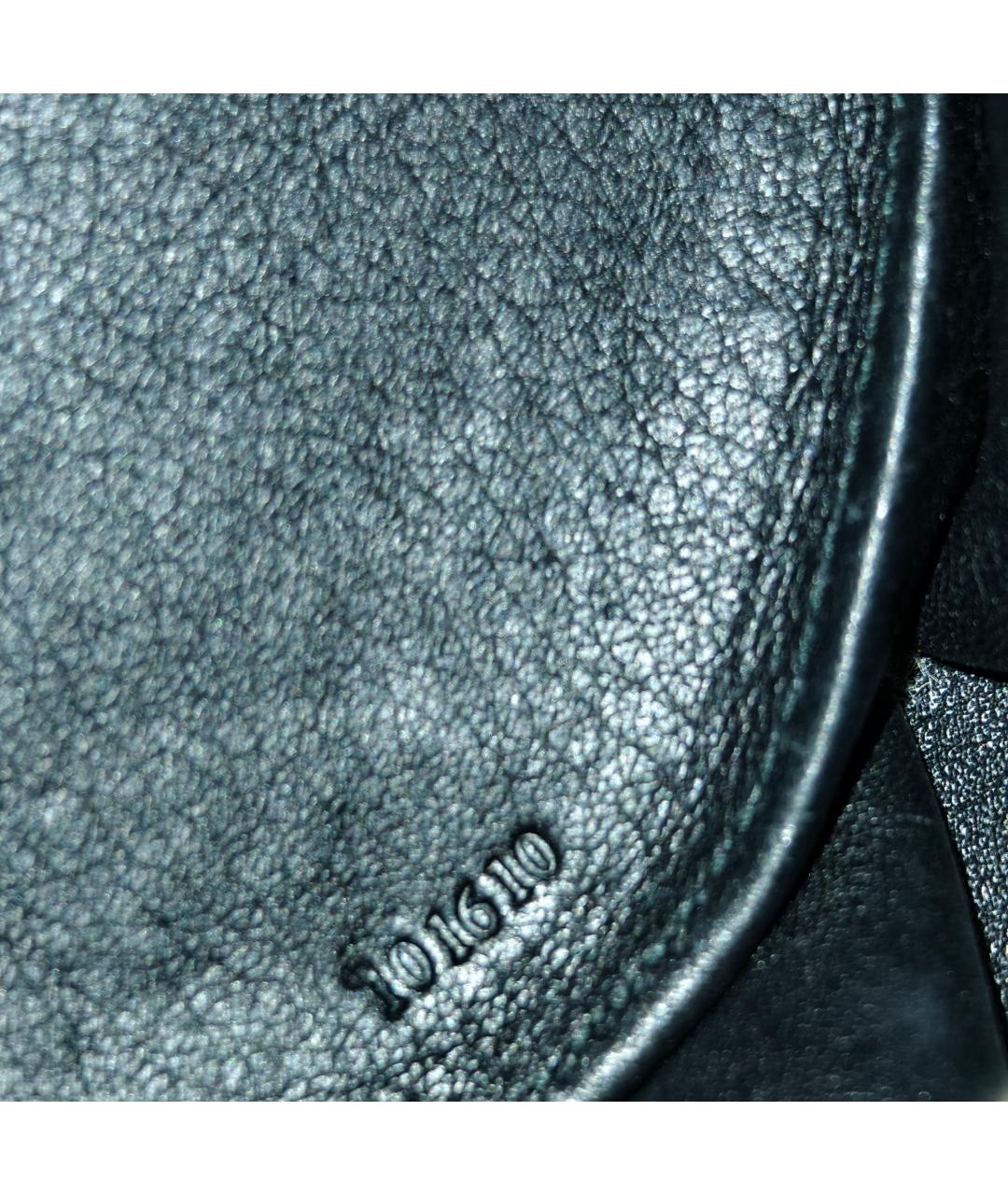 LOEWE Черная кожаная сумка через плечо, фото 7