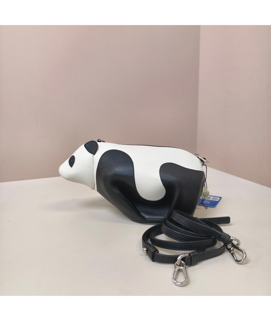 LOEWE Черная кожаная сумка через плечо, фото 4