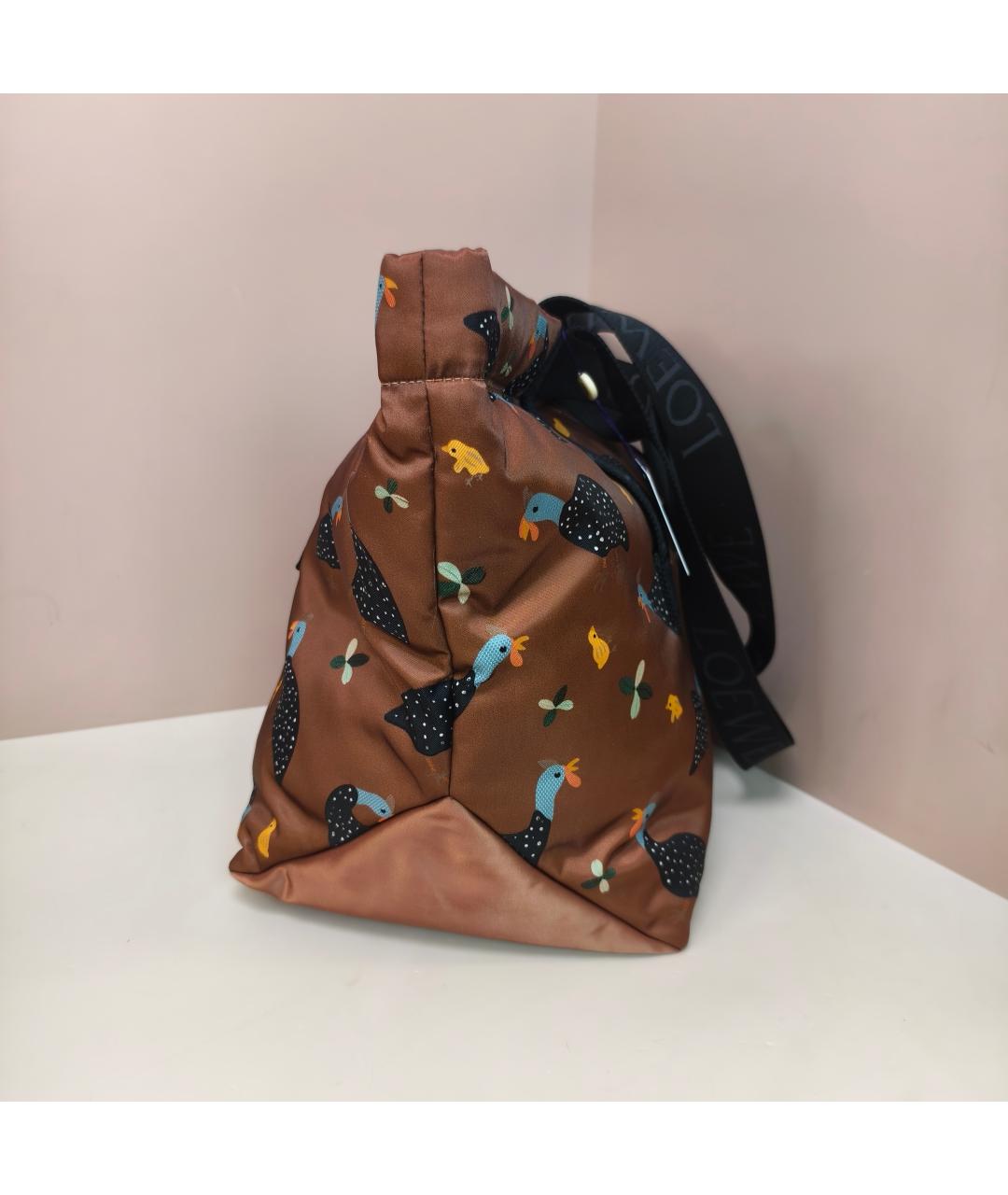 LOEWE Коричневая сумка через плечо, фото 4