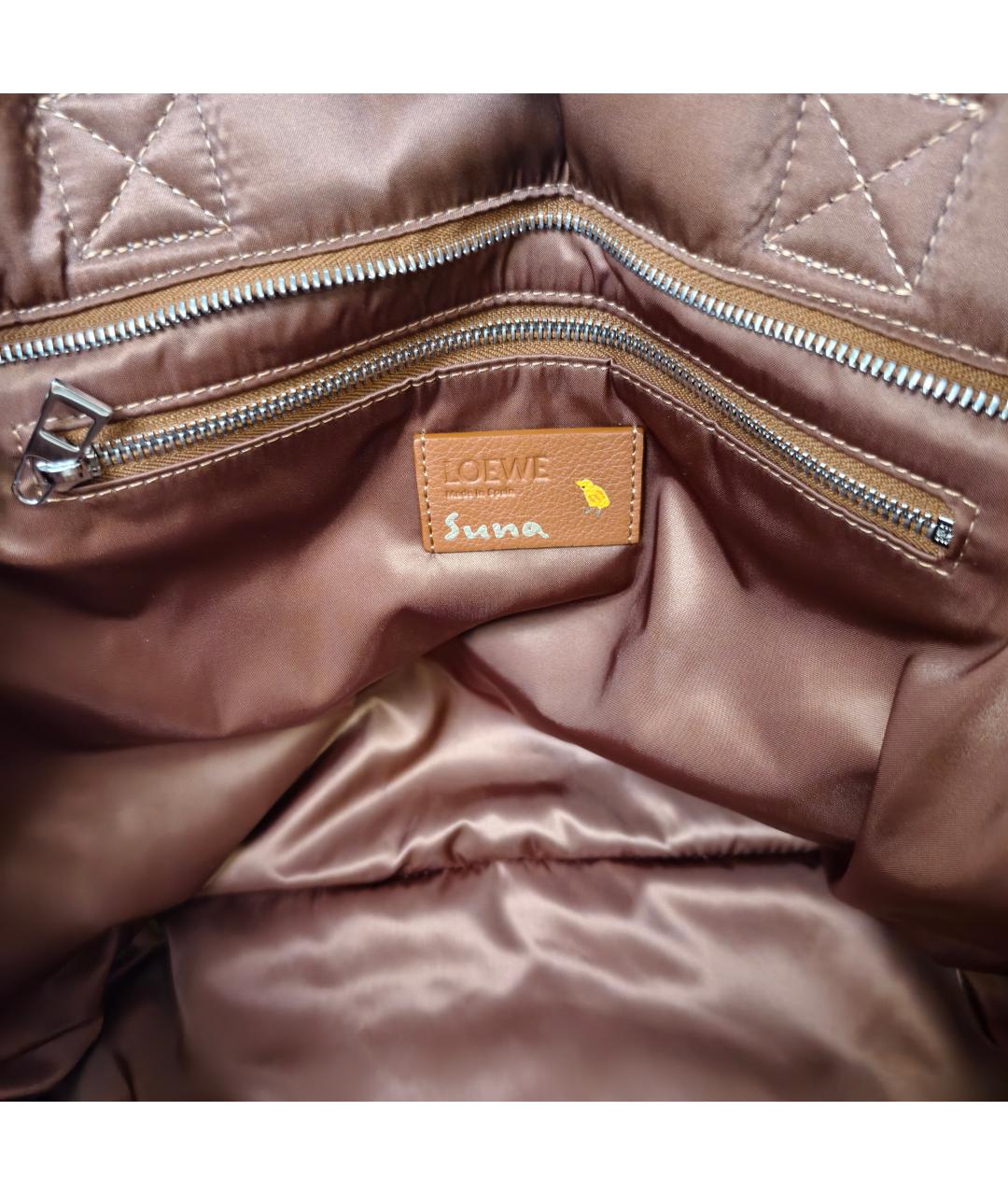 LOEWE Коричневая сумка через плечо, фото 5