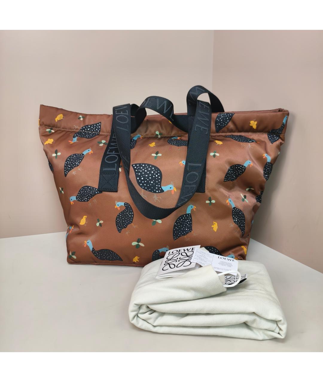 LOEWE Коричневая сумка через плечо, фото 10