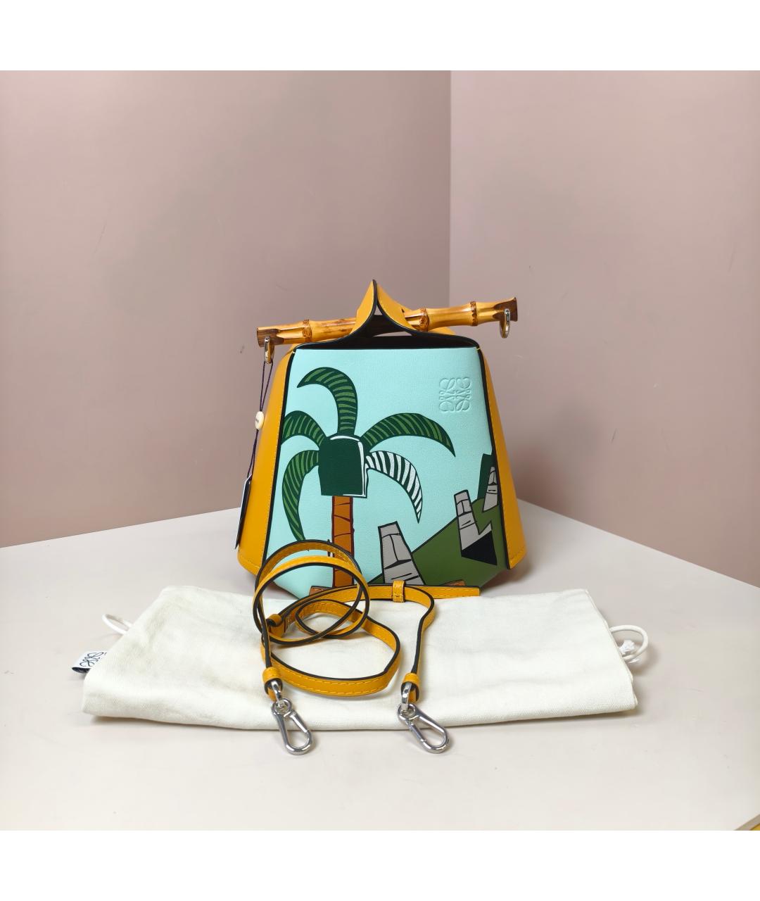 LOEWE Мульти кожаная сумка с короткими ручками, фото 10