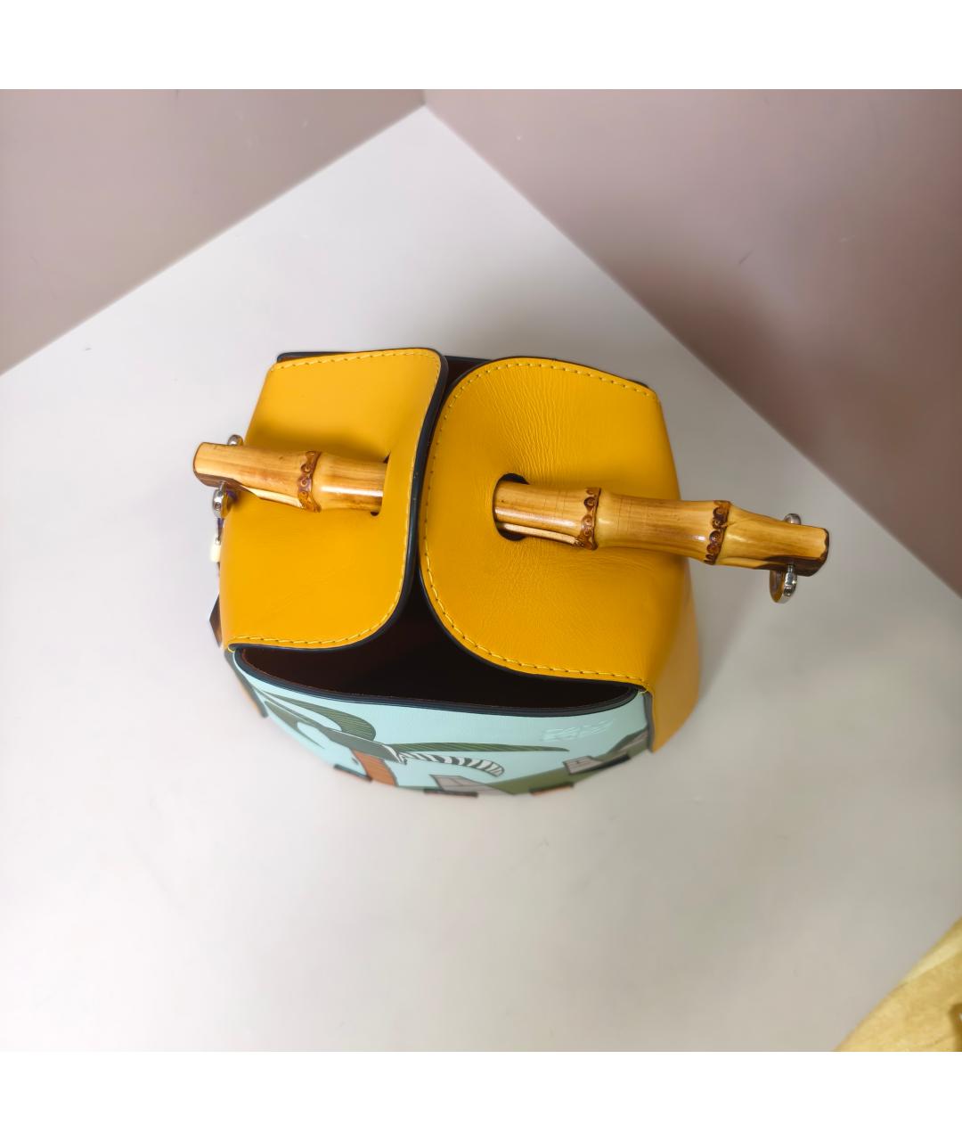 LOEWE Мульти кожаная сумка с короткими ручками, фото 8