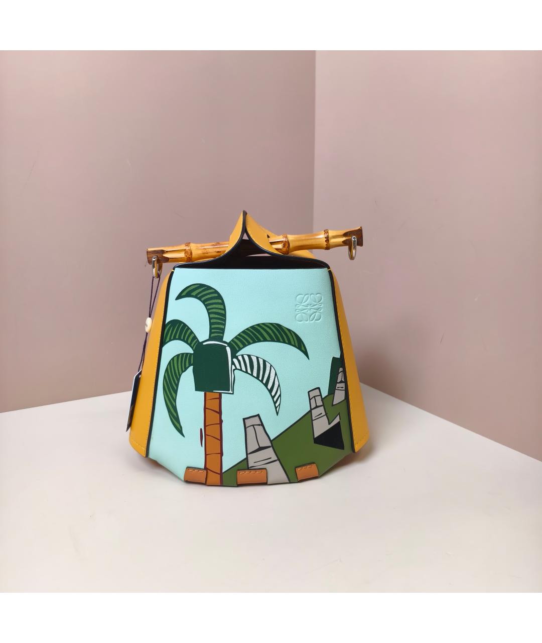 LOEWE Мульти кожаная сумка с короткими ручками, фото 5