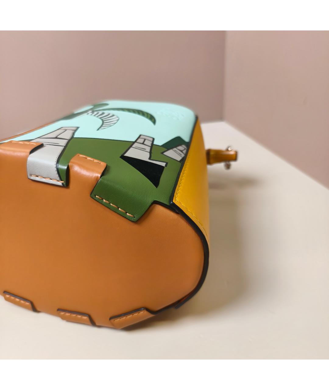 LOEWE Мульти кожаная сумка с короткими ручками, фото 2