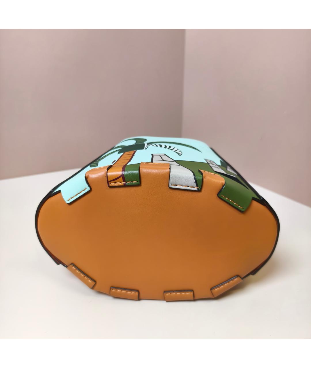 LOEWE Мульти кожаная сумка с короткими ручками, фото 9