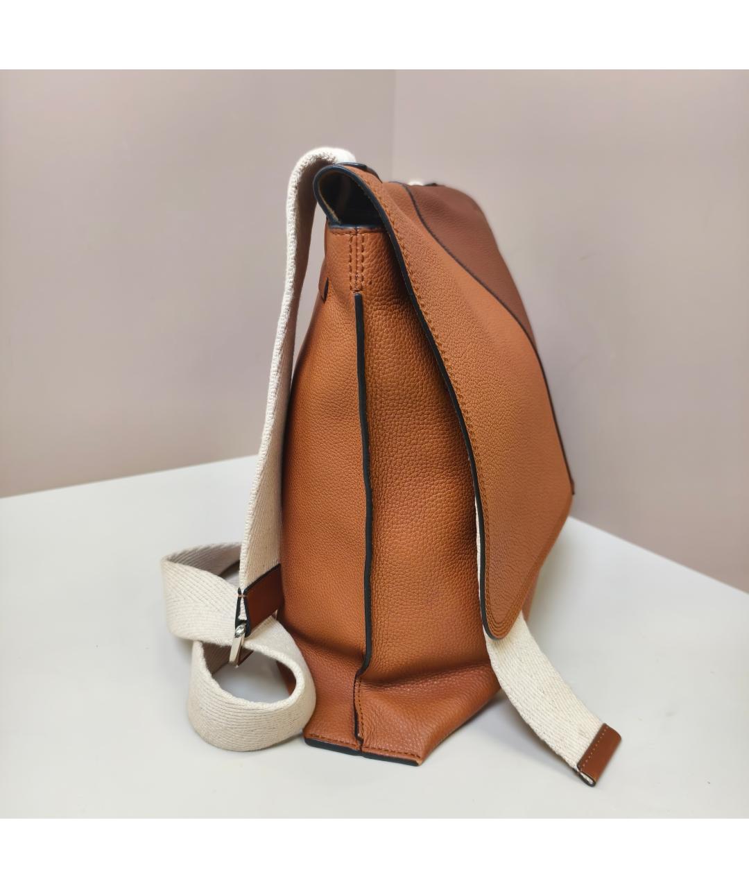 LOEWE Коричневая кожаная сумка через плечо, фото 8