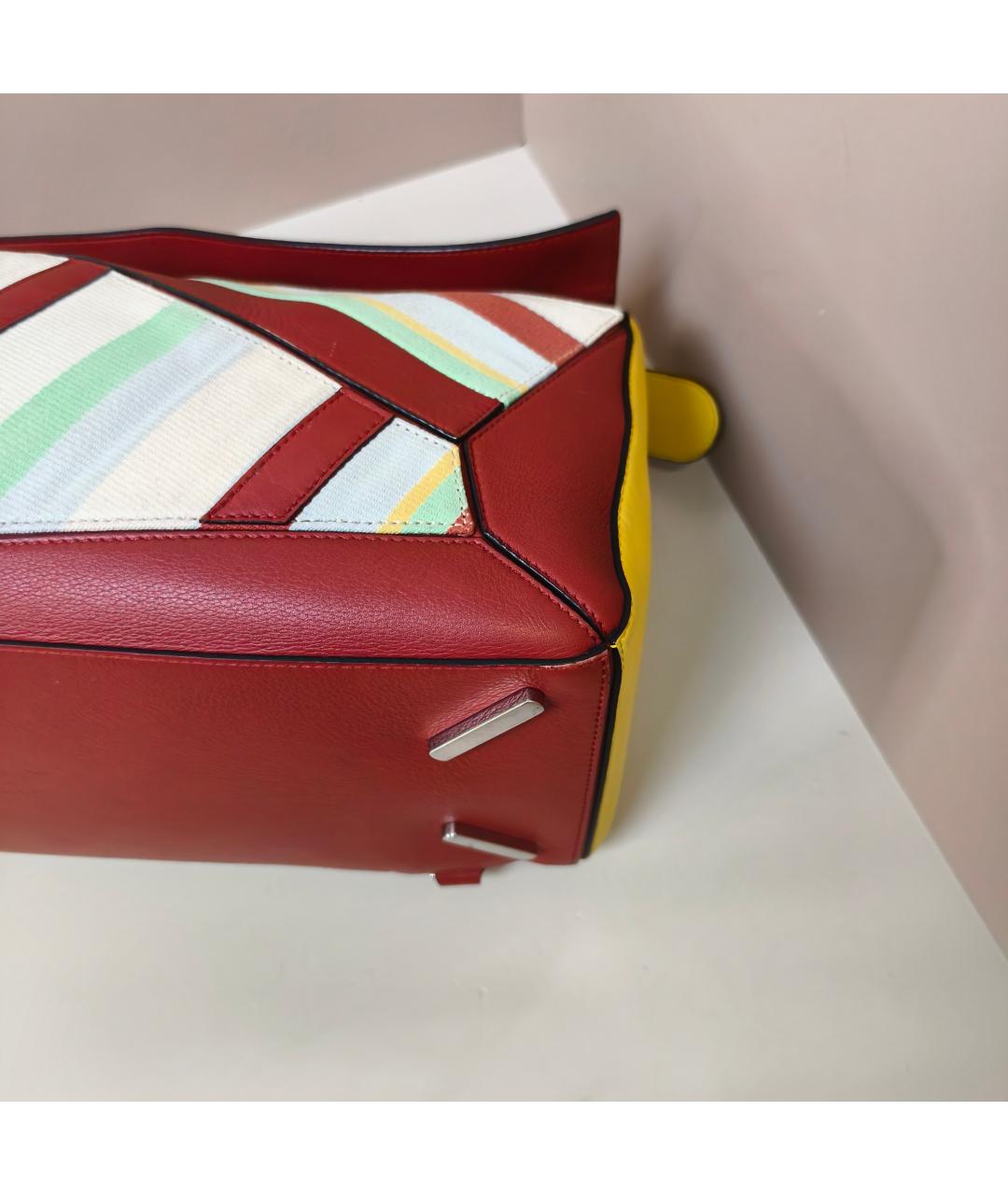 LOEWE Мульти кожаная сумка с короткими ручками, фото 7