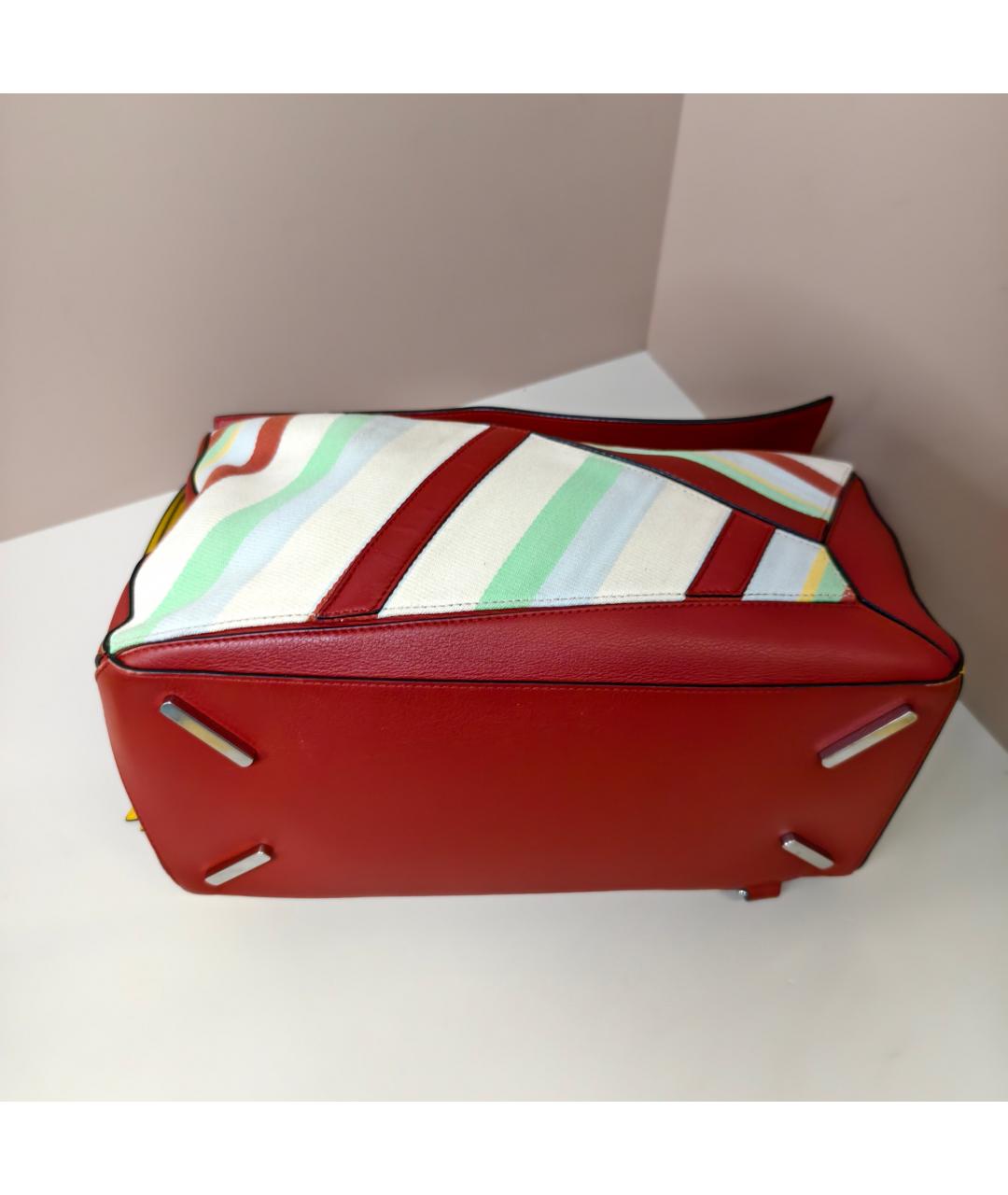 LOEWE Мульти кожаная сумка с короткими ручками, фото 4