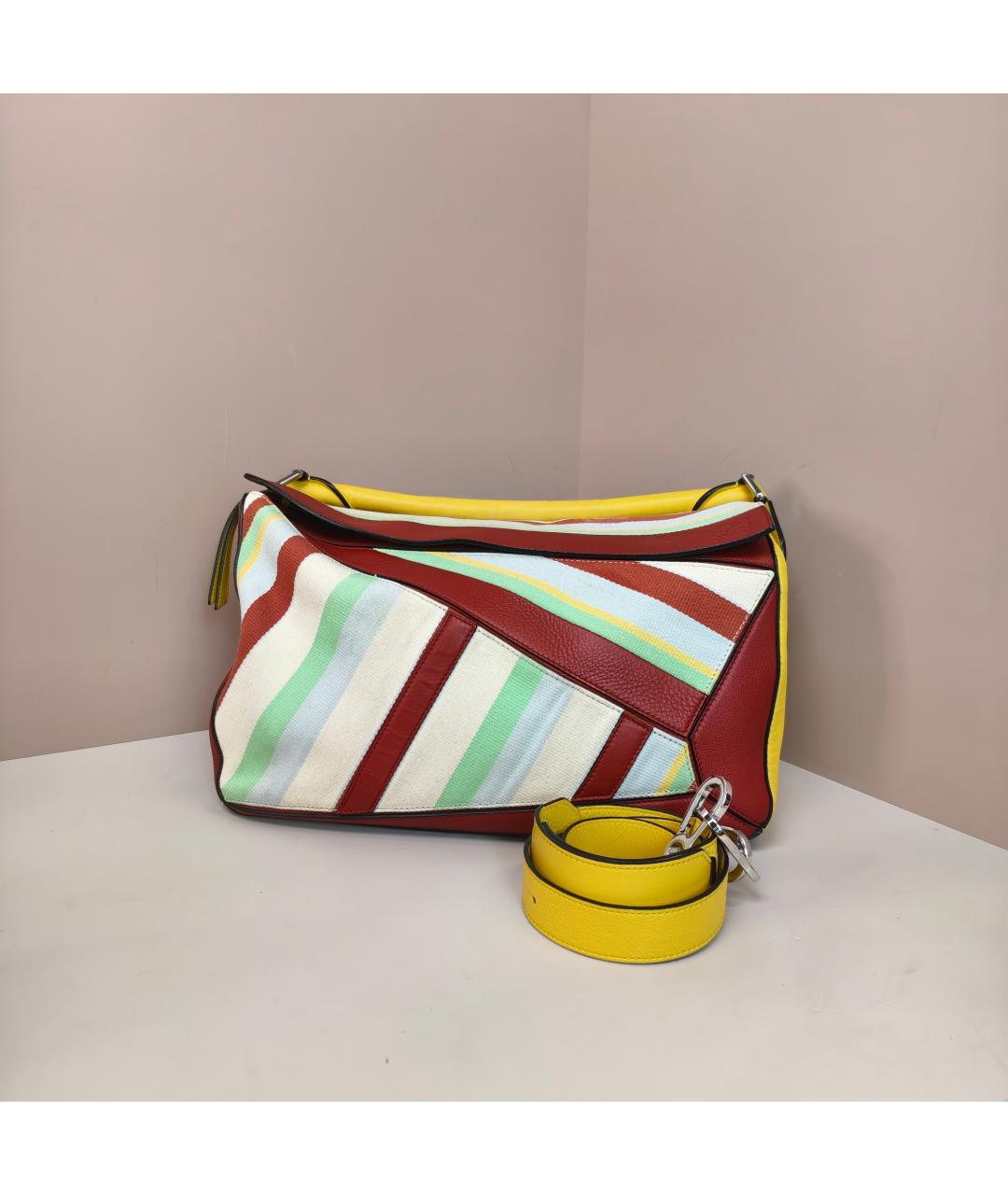 LOEWE Мульти кожаная сумка с короткими ручками, фото 10