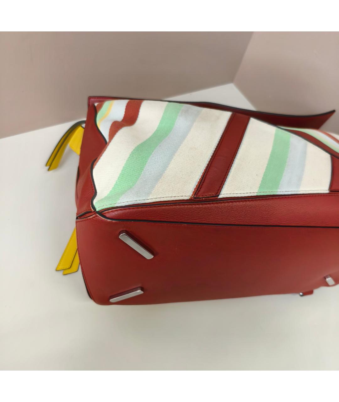 LOEWE Мульти кожаная сумка с короткими ручками, фото 5