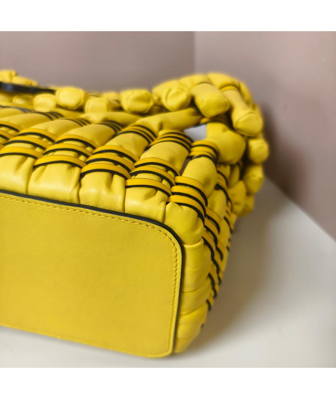 LOEWE Желтая сумка через плечо, фото 6